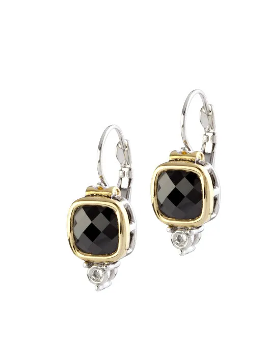 Nouveau Large Square CZ FW Earrings