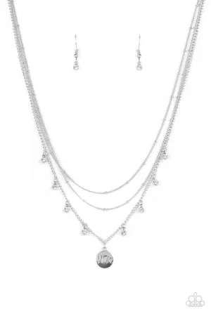 Ode to Mom White Paparazzi Necklace
