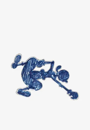 Olive Oyl Brass Pin