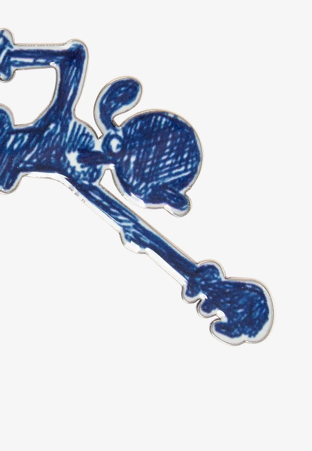Olive Oyl Brass Pin