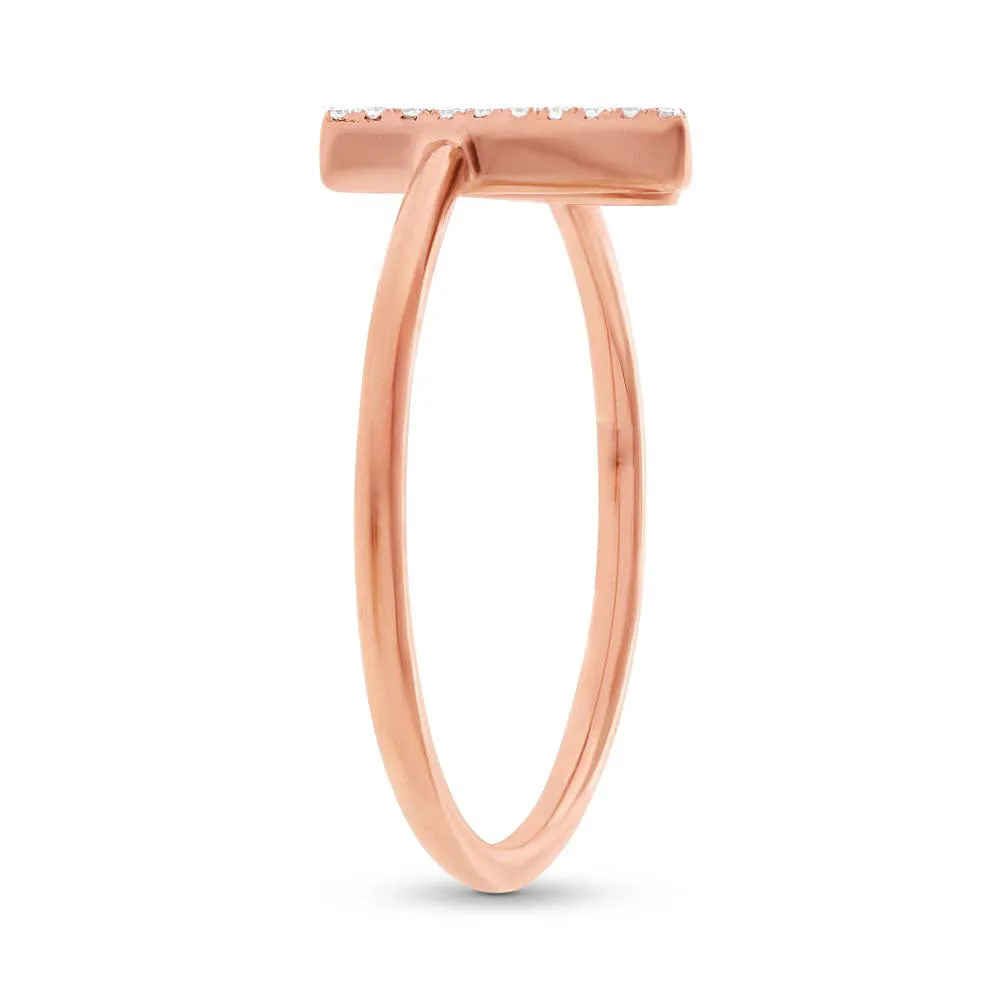 Open Bar Diamond Ring