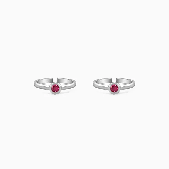 Oxidised Silver Anamika Toe Rings