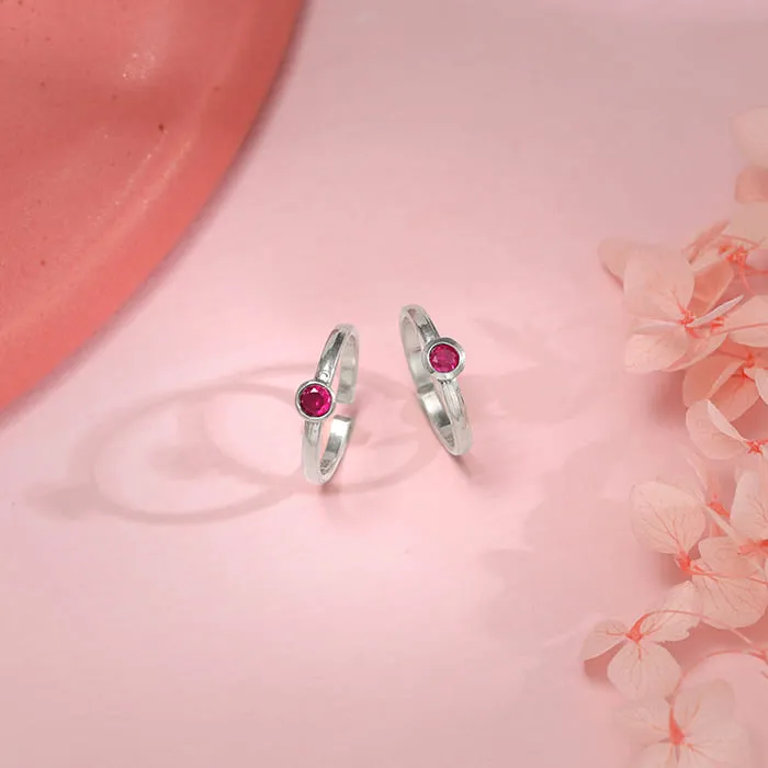 Oxidised Silver Anamika Toe Rings
