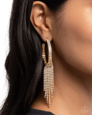 Paparazzi Jaw-Dropping Jubilee - Gold Earrings