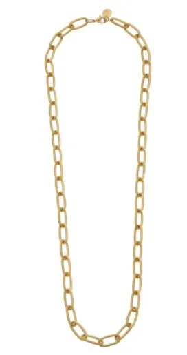 Paperclip Chain Wrap Necklace