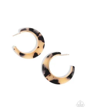 Patterned Promotion - Brown - Earrings