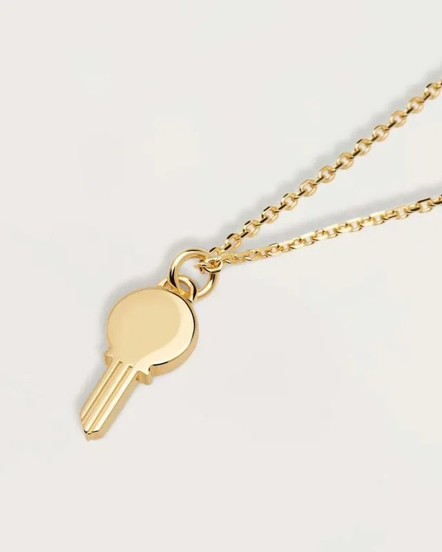 PDPAOLA Engrave Me Eternum Gold Necklace