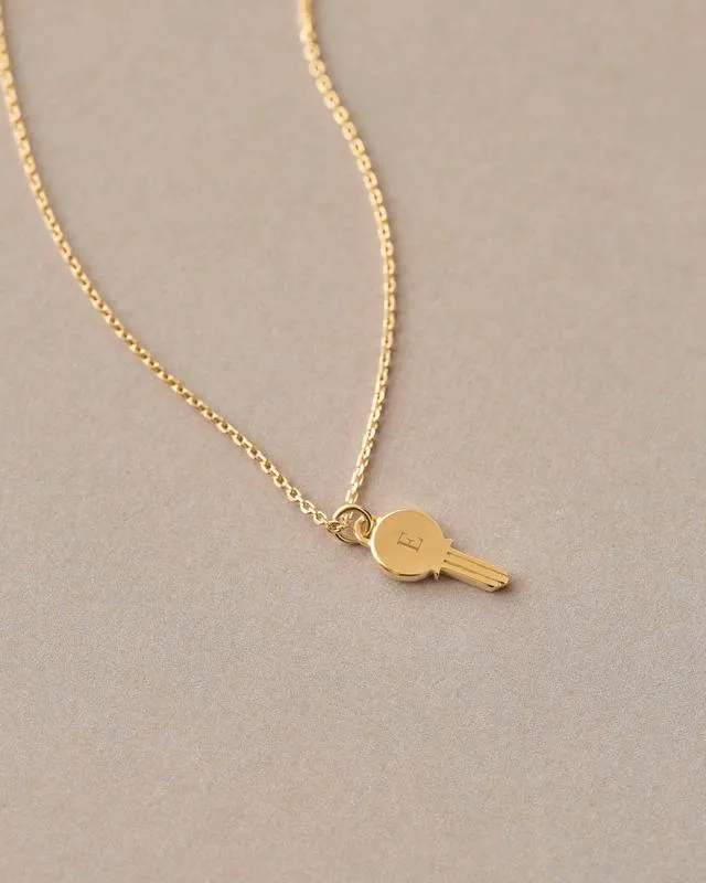 PDPAOLA Engrave Me Eternum Gold Necklace
