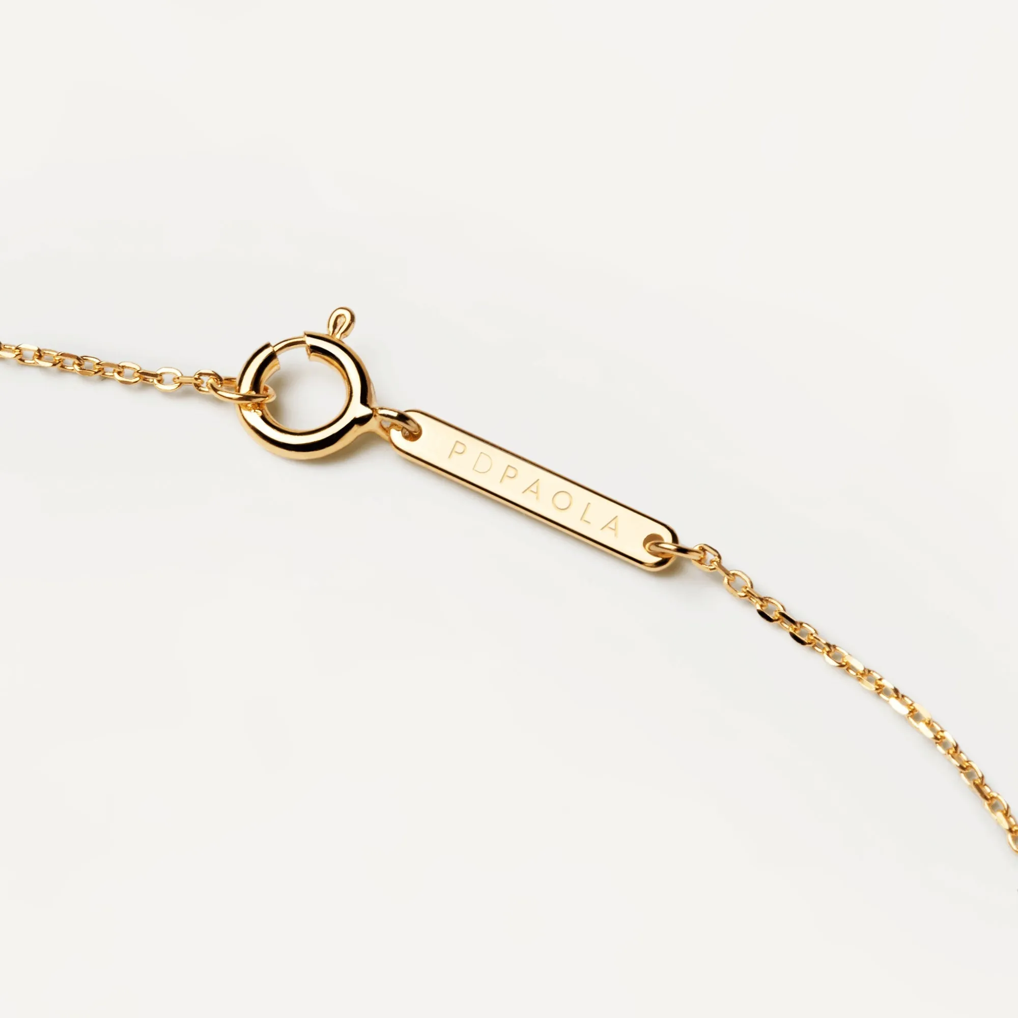 PDPAOLA Engrave Me Eternum Gold Necklace