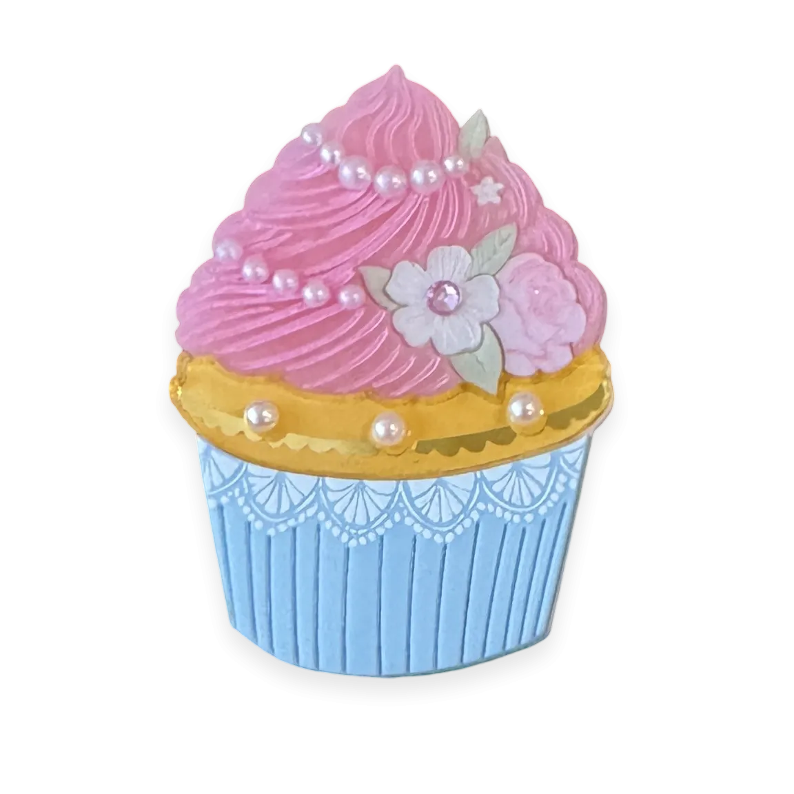 Pink cupcake 🧁- Brooch - Set of 2