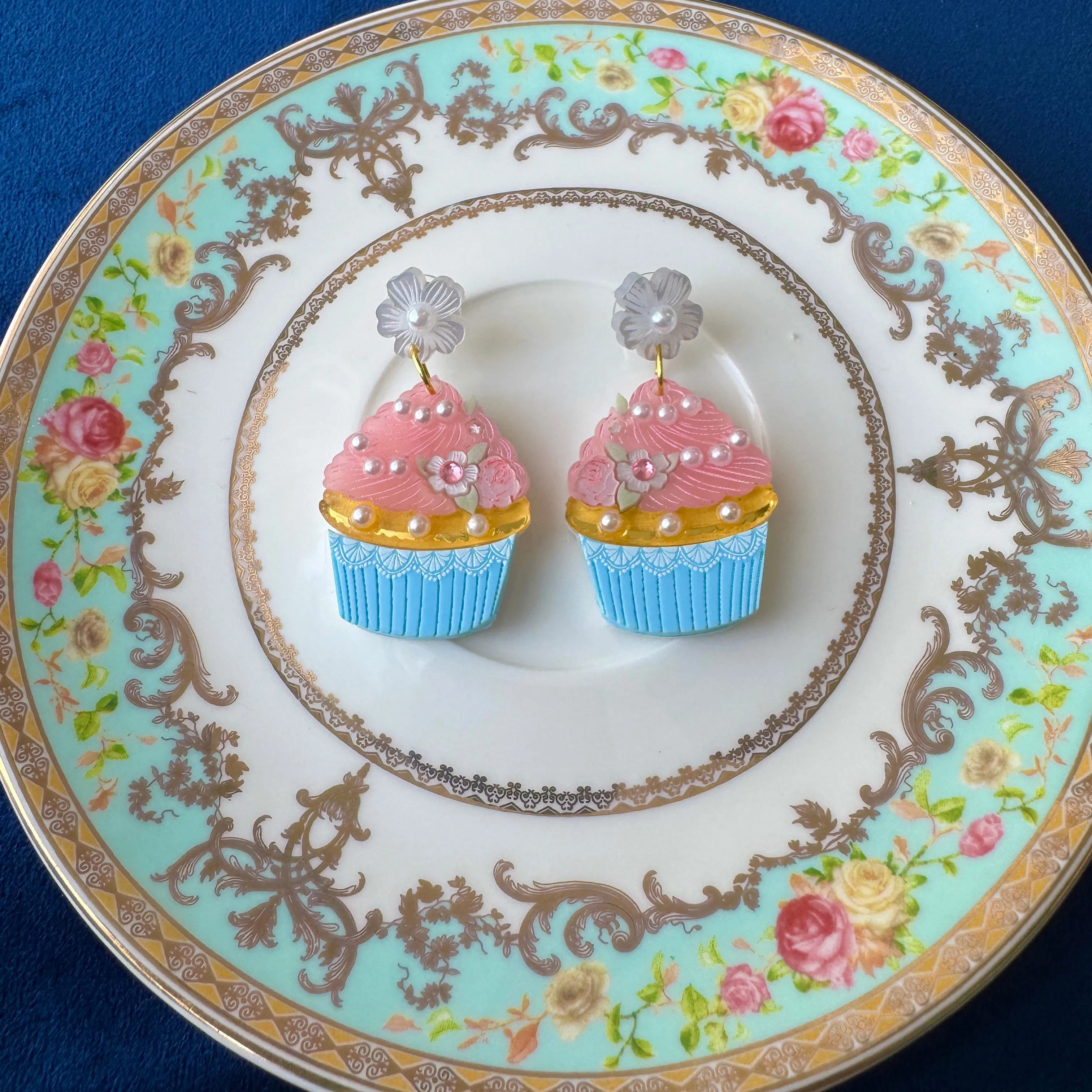 Pink cupcake 🧁 - earrings