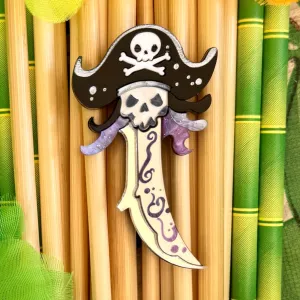 Pirate’s blade 🏴‍☠️ 🗡️ - Brooch - Set of 2