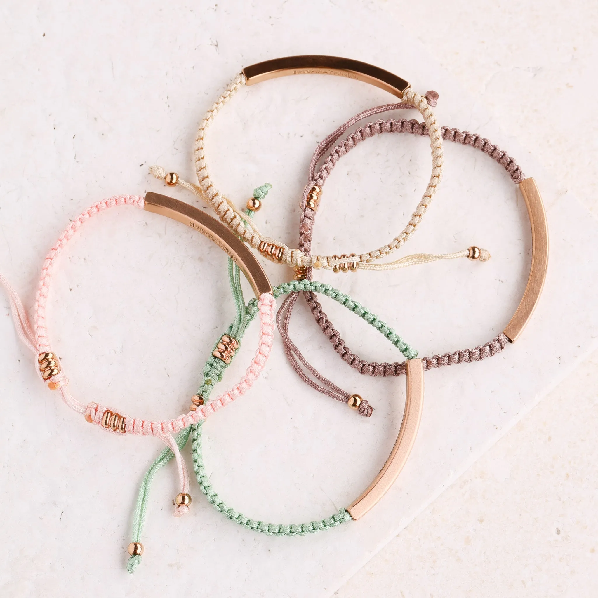 POSITIVE MIND - POSITIVE LIFE - POSITIVE VIBES ROPE BRACELET