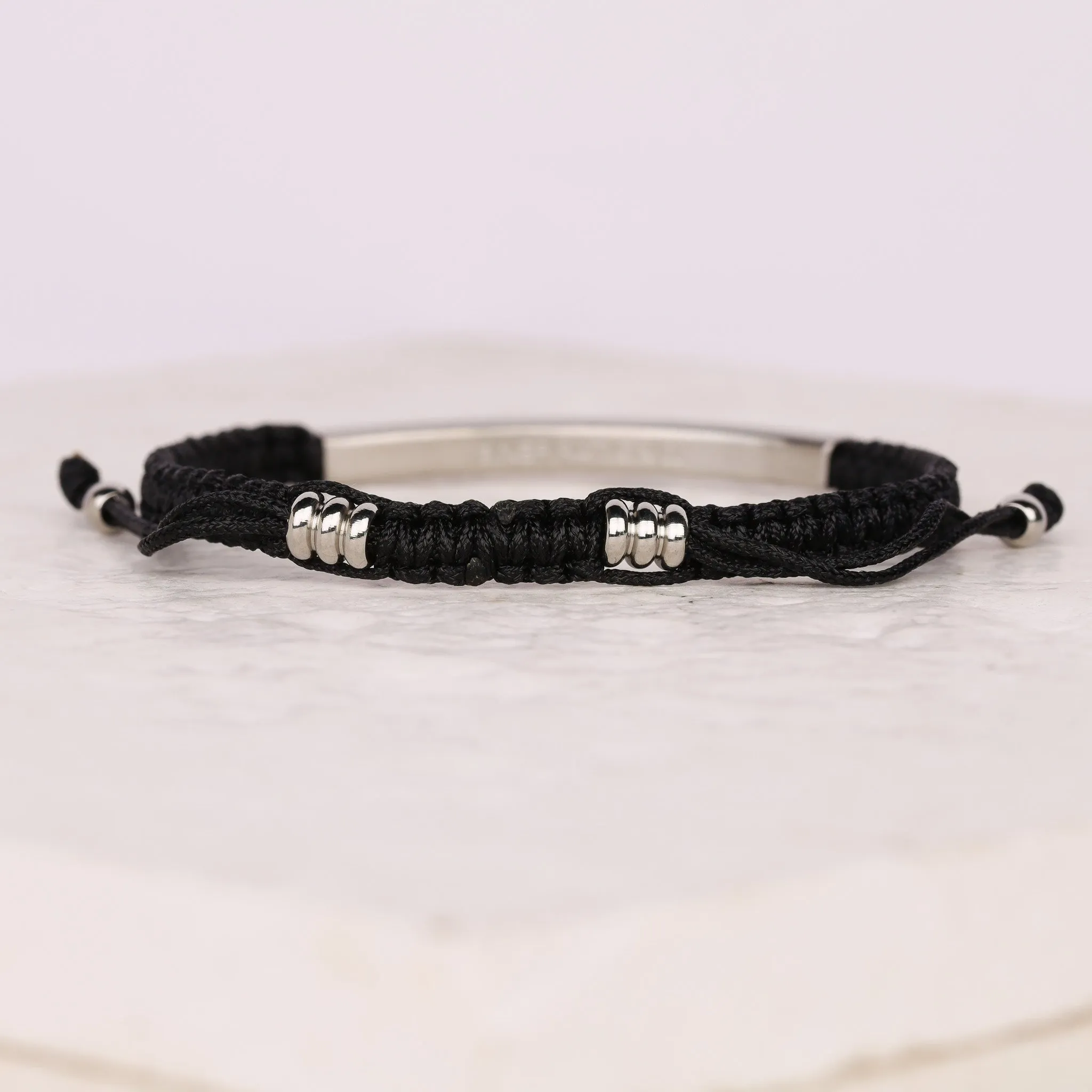 POSITIVE MIND - POSITIVE LIFE - POSITIVE VIBES ROPE BRACELET