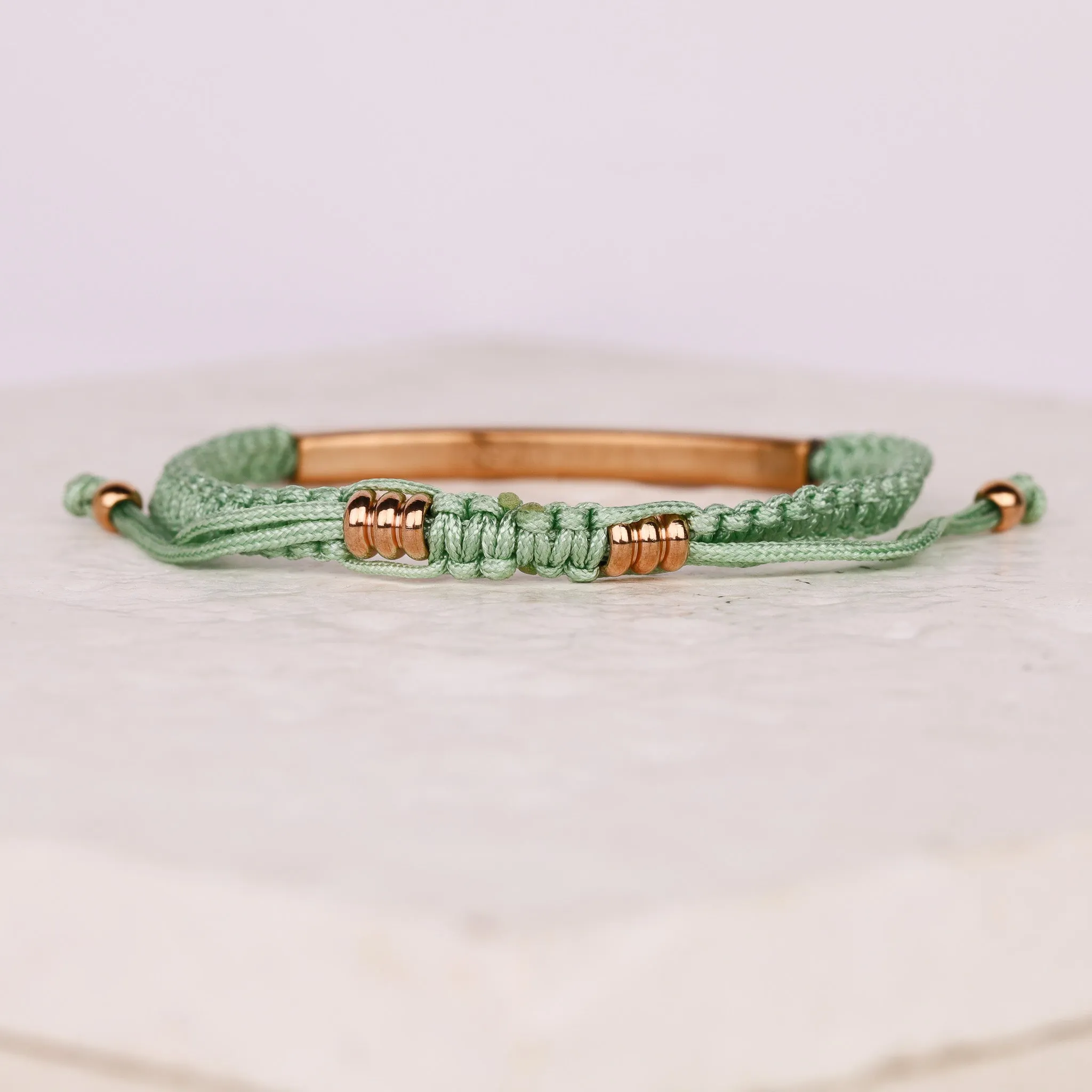POSITIVE MIND - POSITIVE LIFE - POSITIVE VIBES ROPE BRACELET