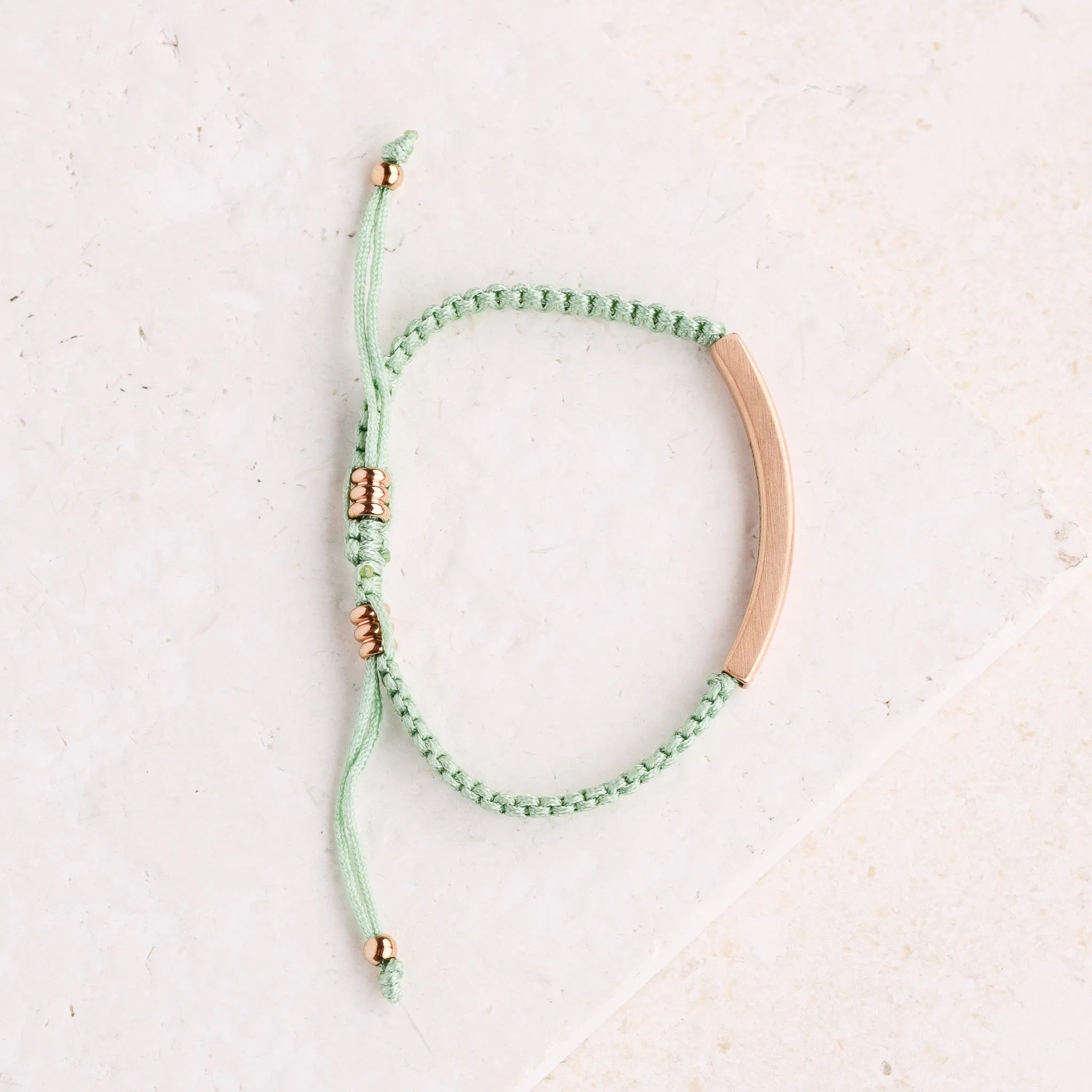 POSITIVE MIND - POSITIVE LIFE - POSITIVE VIBES ROPE BRACELET