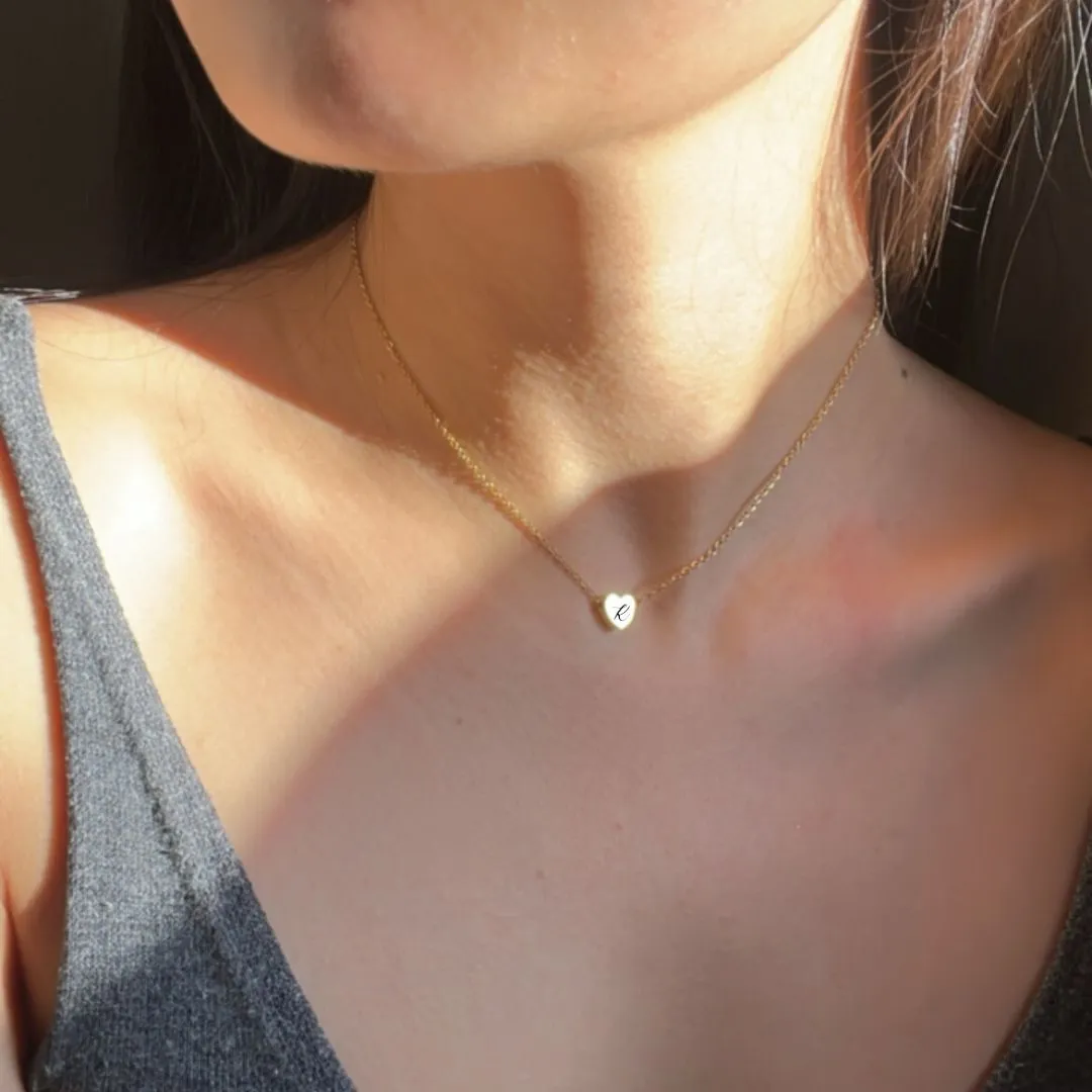 *PRE-ORDER Lazer Engraved 3D Heart Necklace