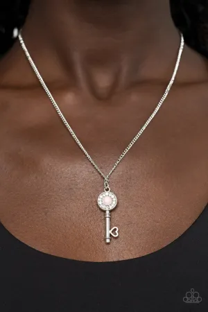 Prized Key Player Pink Paparazzi Necklace