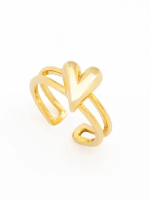 Puffy Heart Rings