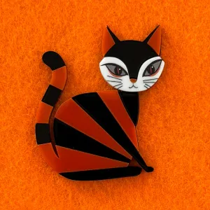 Pumpkin 🎃  cat - Brooch  - Set of 2