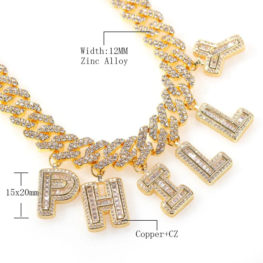"Bling" Cuban Link Custom Necklace