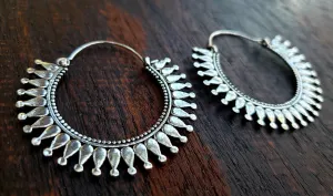 Radiant Hoop Earrings