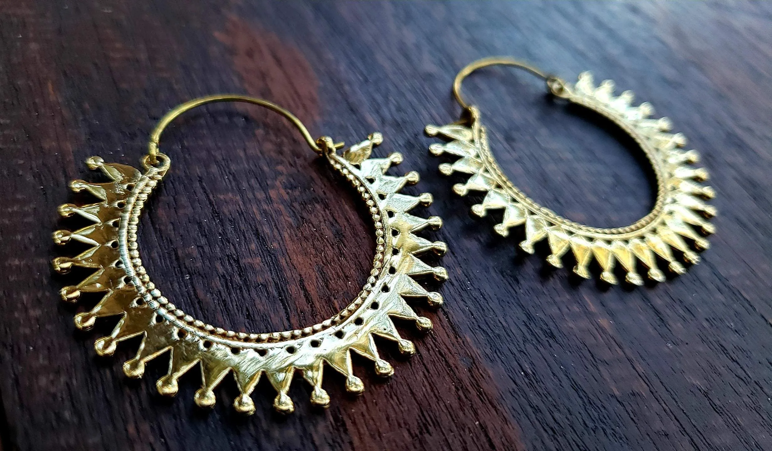 Radiant Hoop Earrings