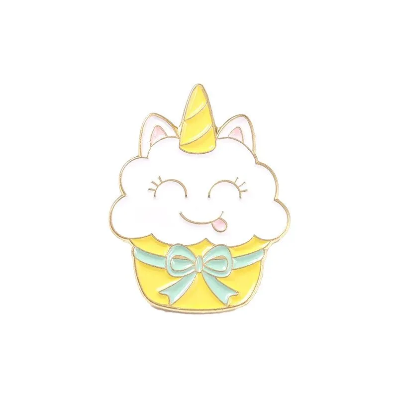Rainbow Dessert Enamel Pin Set