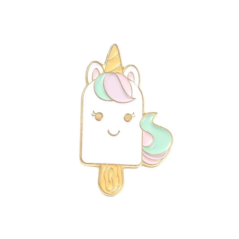 Rainbow Dessert Enamel Pin Set