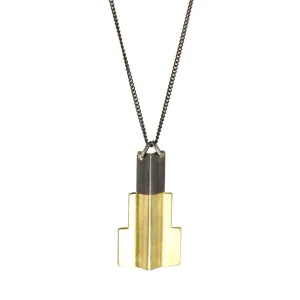 Recast Jagged Plateau necklace