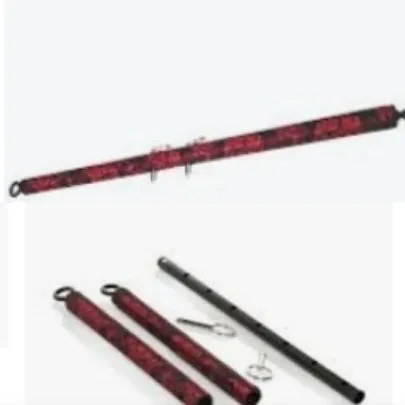 Red and Black Damask Adjustable Spreader Bar
