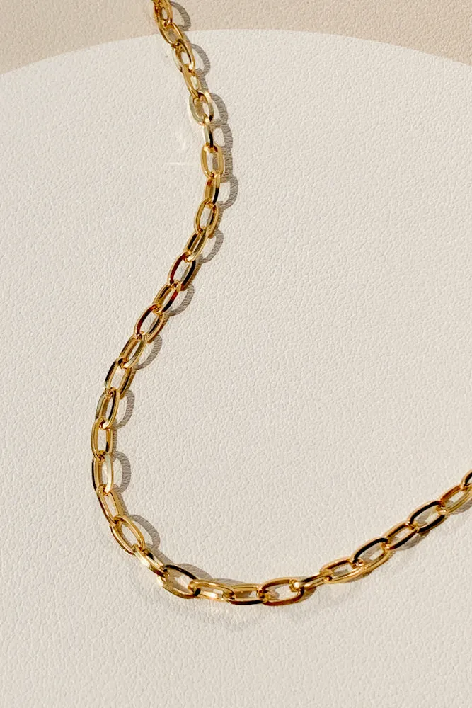 Reo Link Chain Necklace (Stainless Steel)