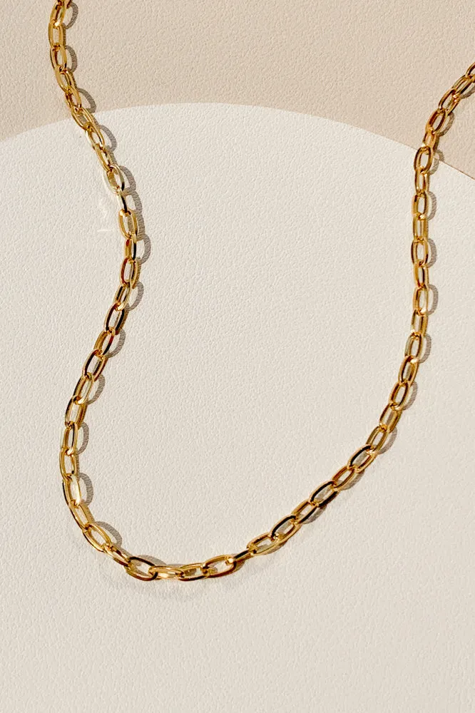Reo Link Chain Necklace (Stainless Steel)