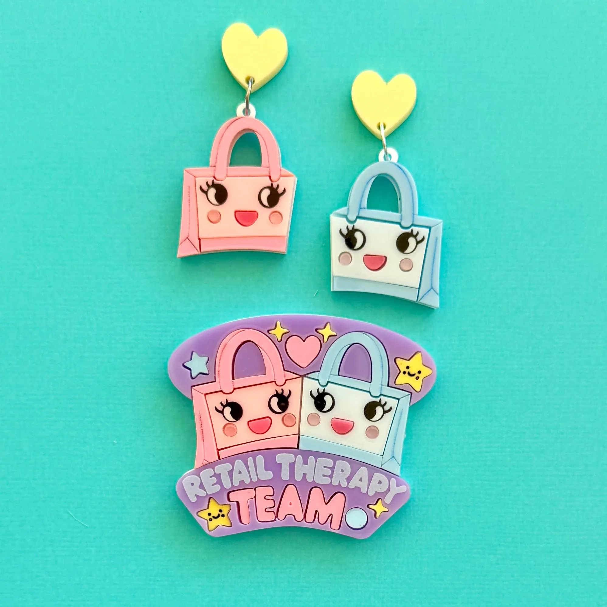 Retail therapy  - Brooch