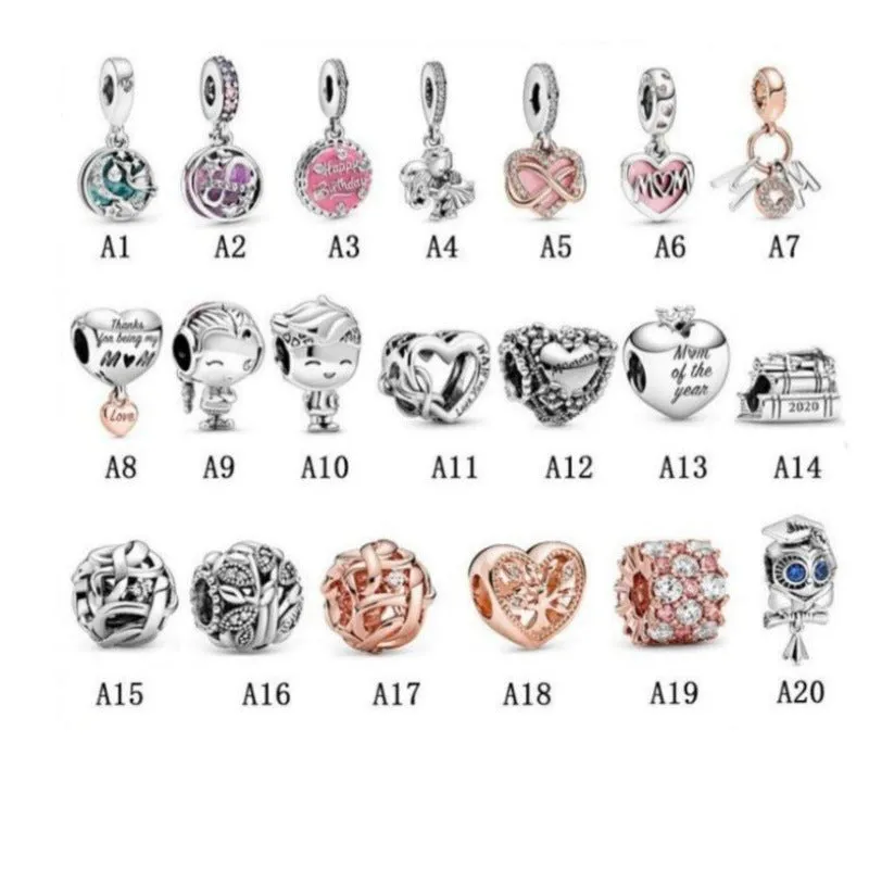 S925 Sterling Silver Beads DIY Bracelet Accessories Set