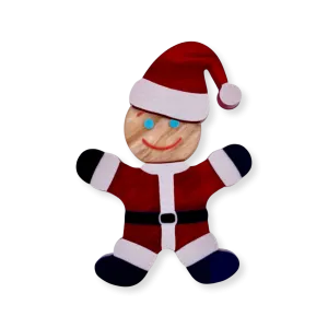 Santa gingerbread - Mini Brooch