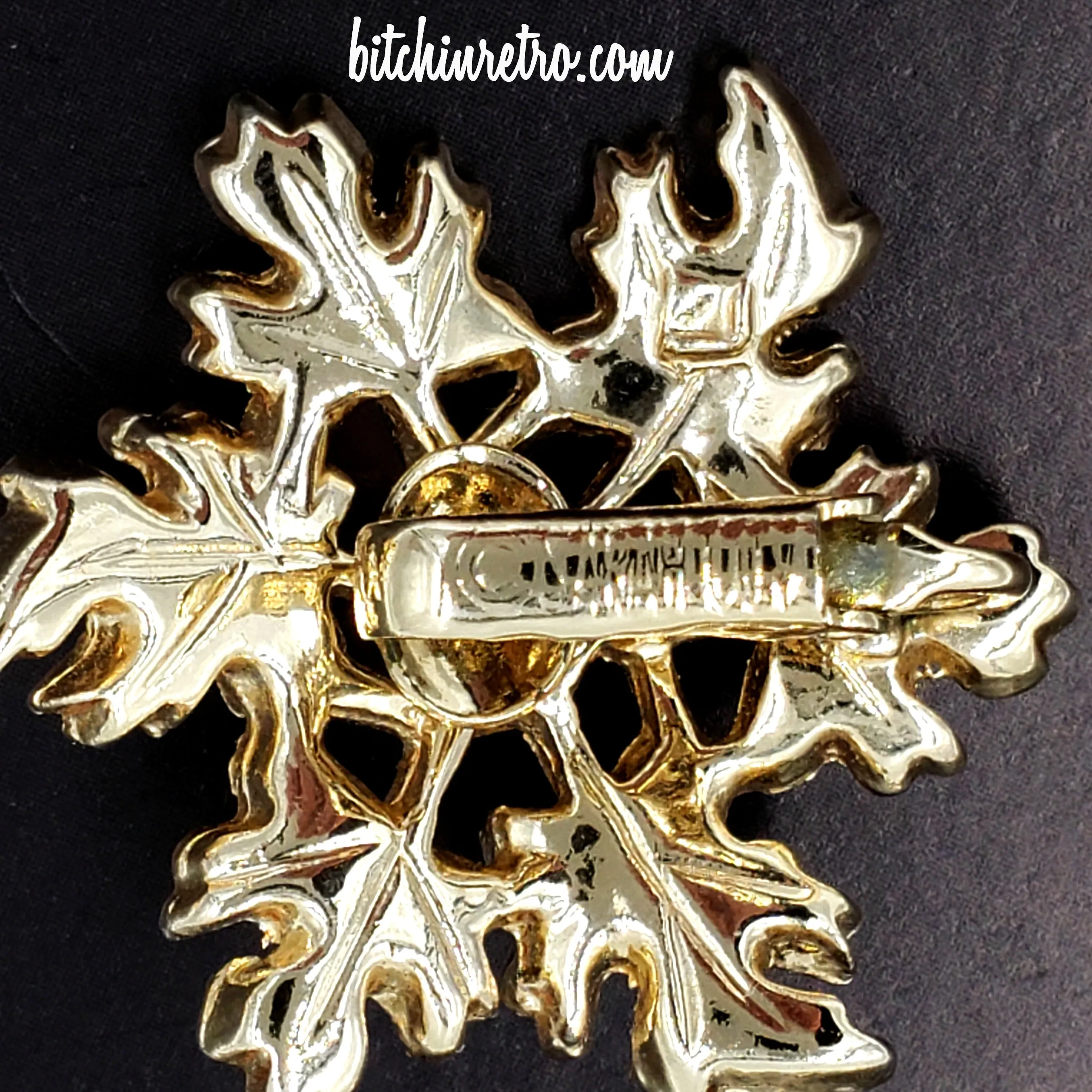 Sarah Coventry 1968 Vintage "Garland" Bracelet Brooch and Earring Set