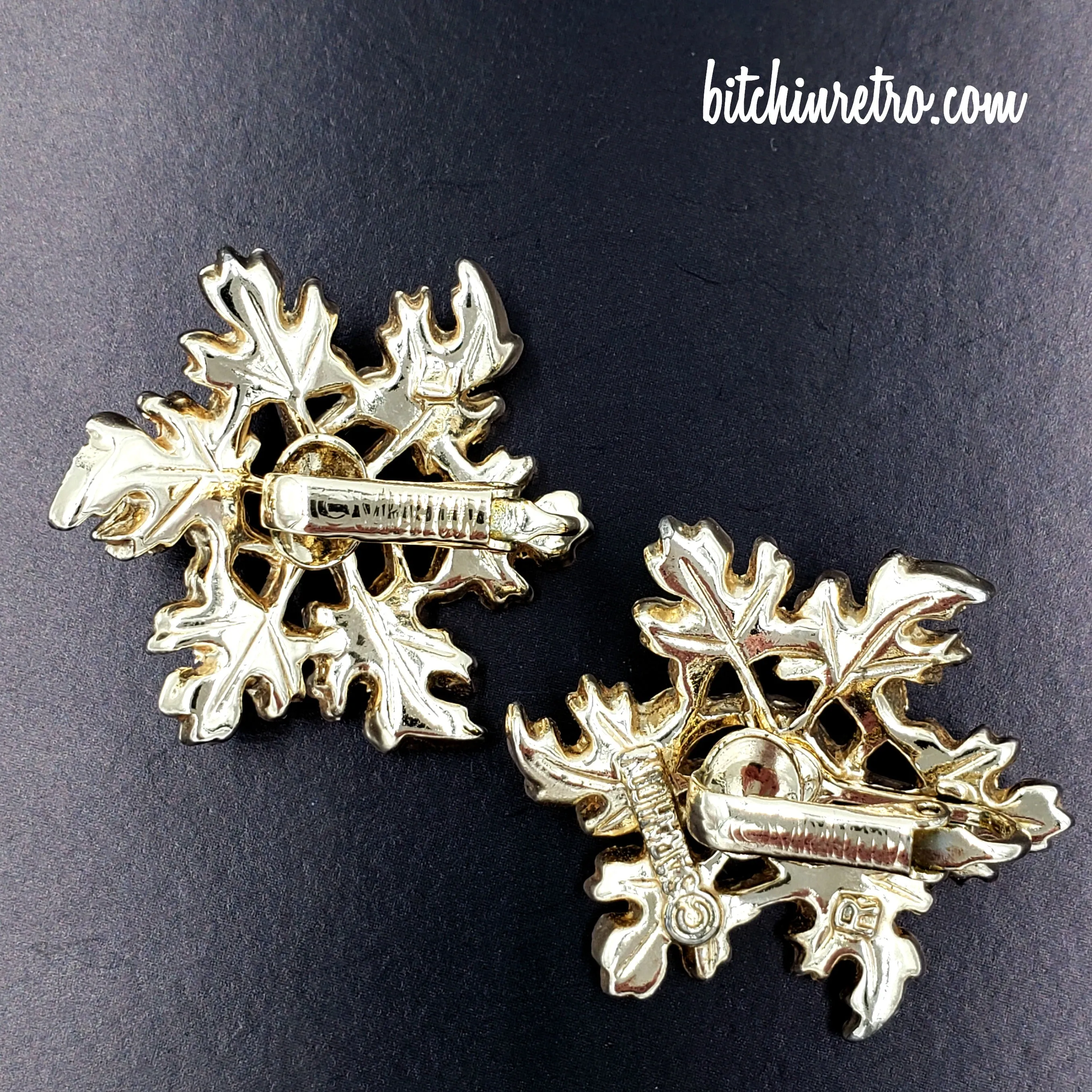 Sarah Coventry 1968 Vintage "Garland" Bracelet Brooch and Earring Set