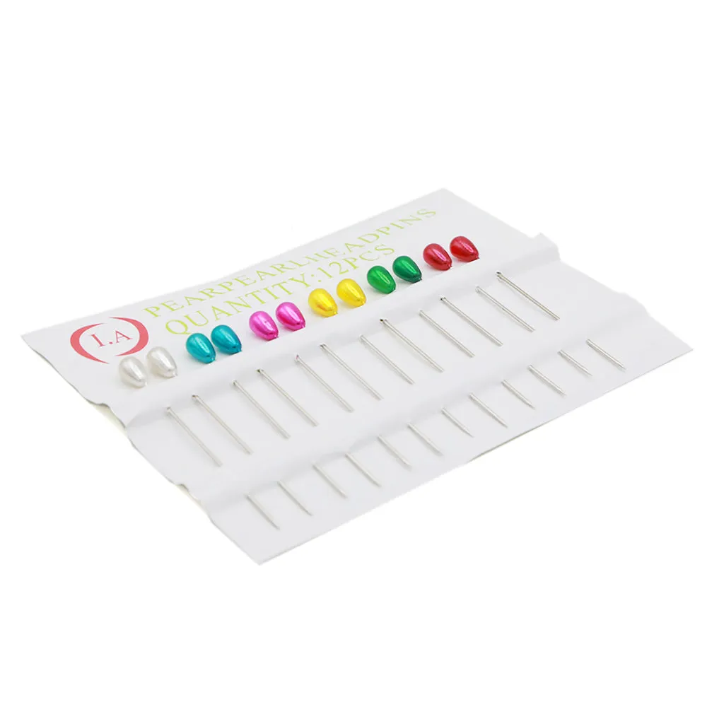 Scarf Pin 12Pc Card - B1