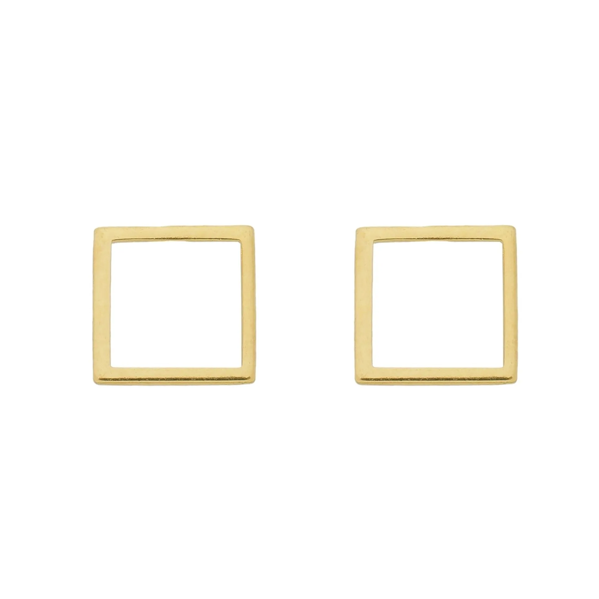 SE796C "large size square" Stud Earrings