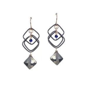 SHIMMER SQUARE EARRINGS
