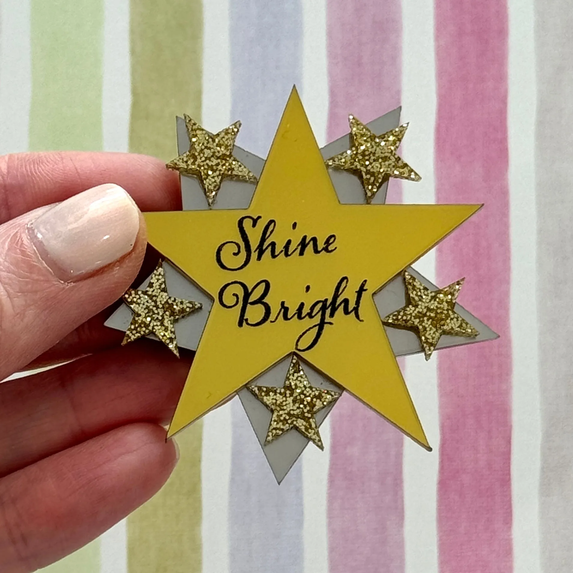 Shine Bright  - Brooch