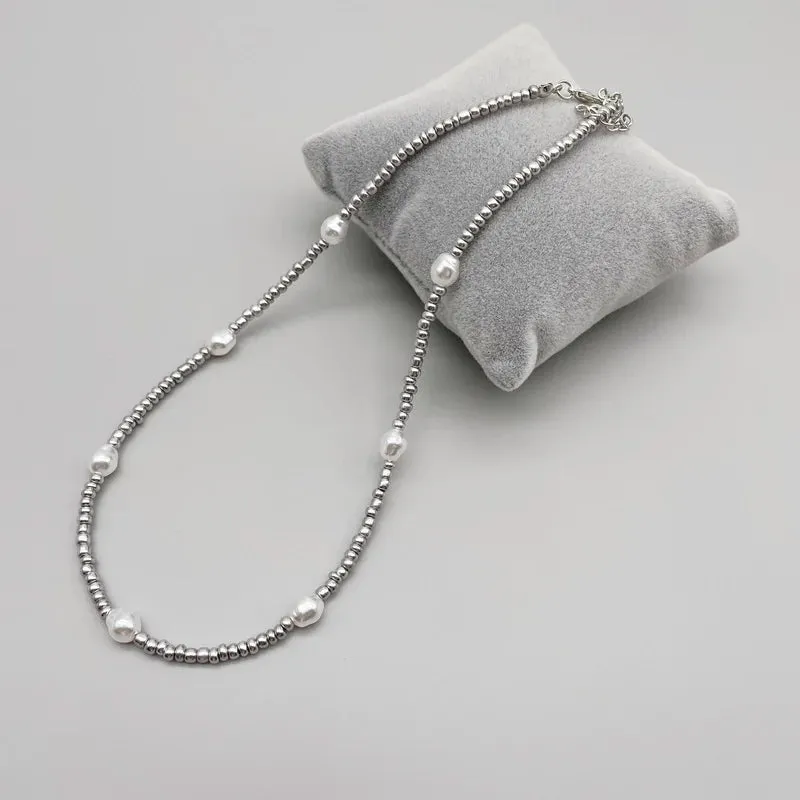 Silver Bead Pearls