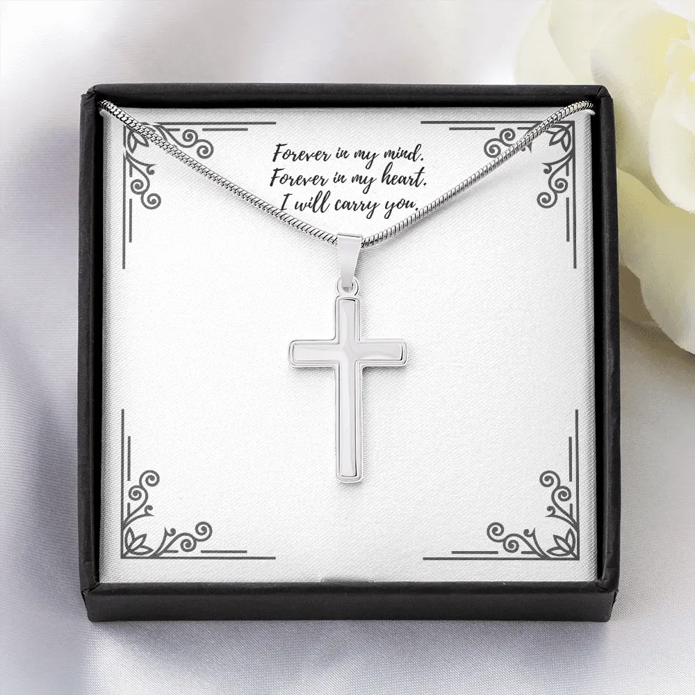 Silver Remembrance Cross Necklace