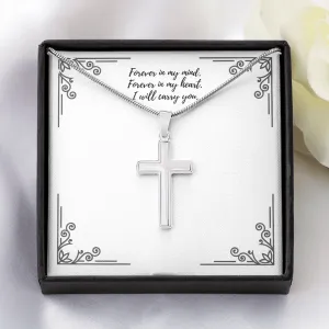 Silver Remembrance Cross Necklace