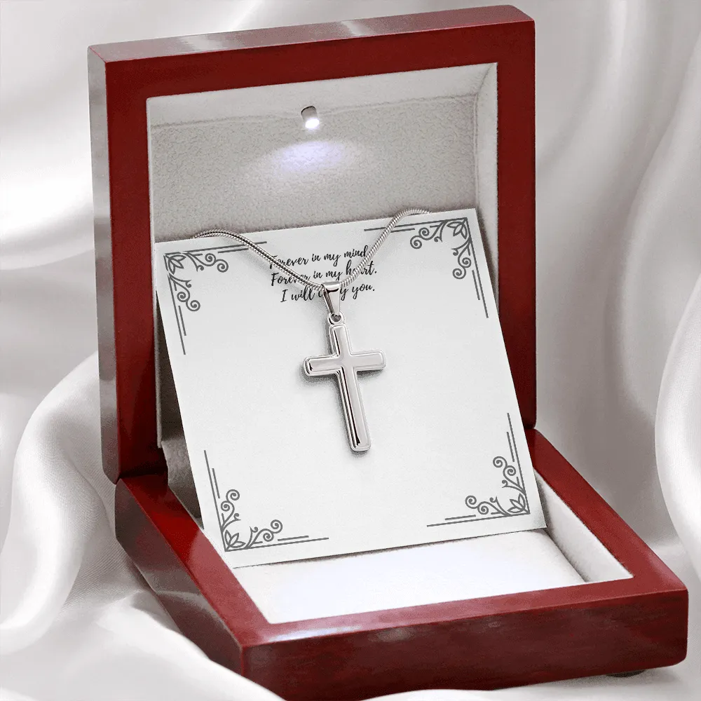 Silver Remembrance Cross Necklace