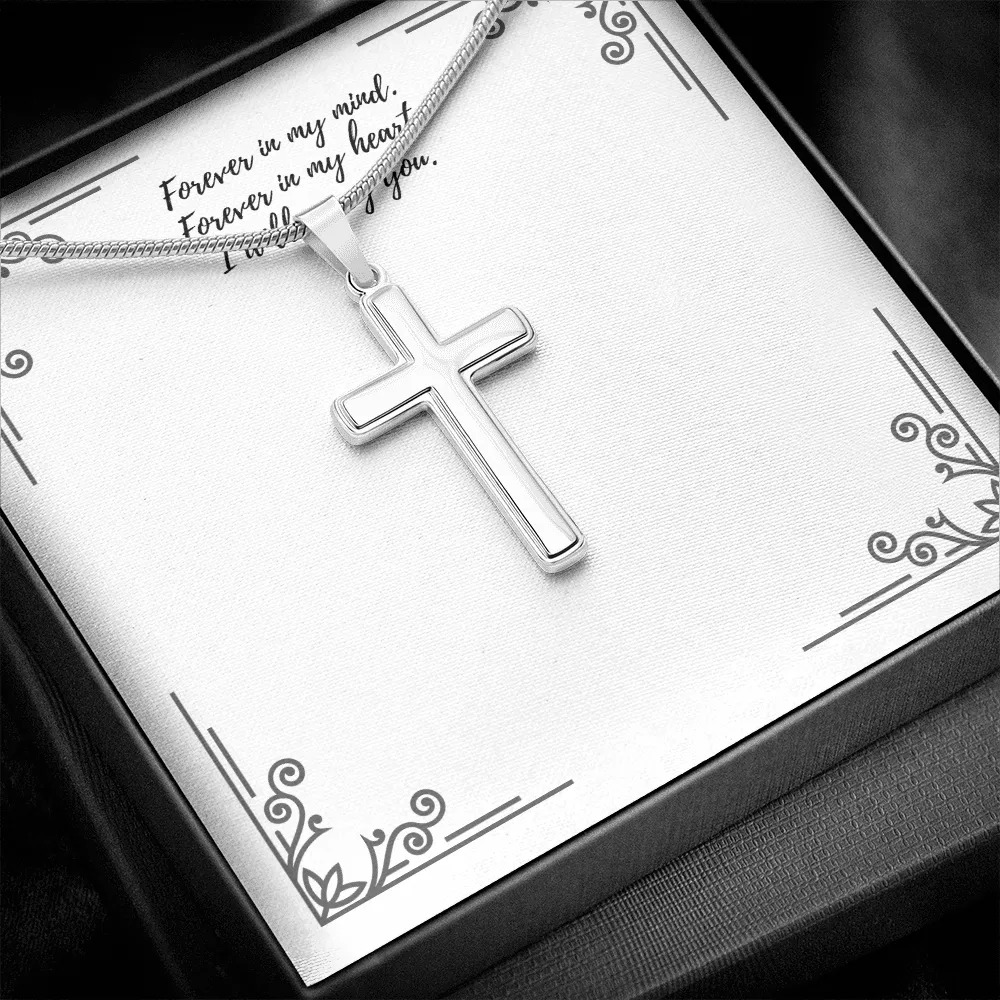 Silver Remembrance Cross Necklace