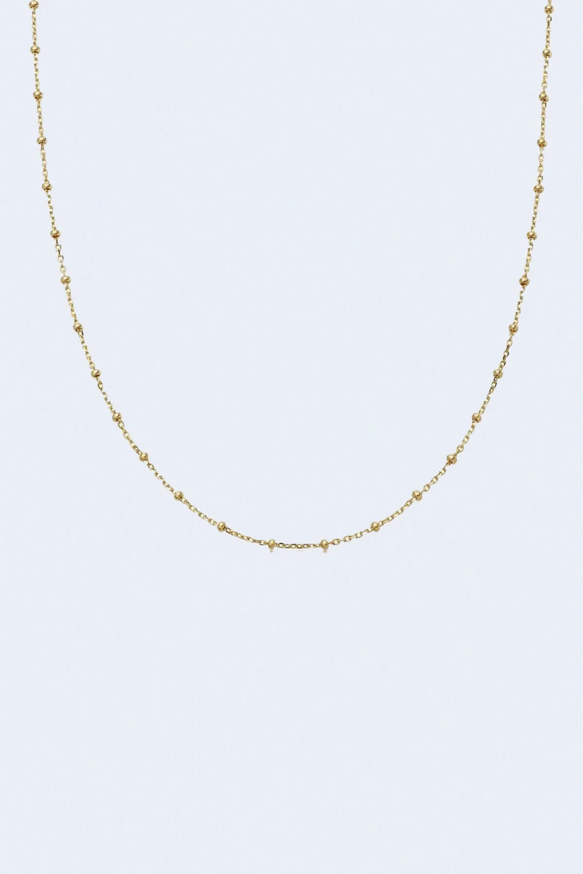 Spherical 14K Yellow Gold Chain