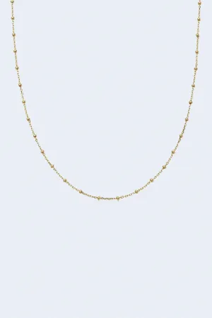 Spherical 14K Yellow Gold Chain