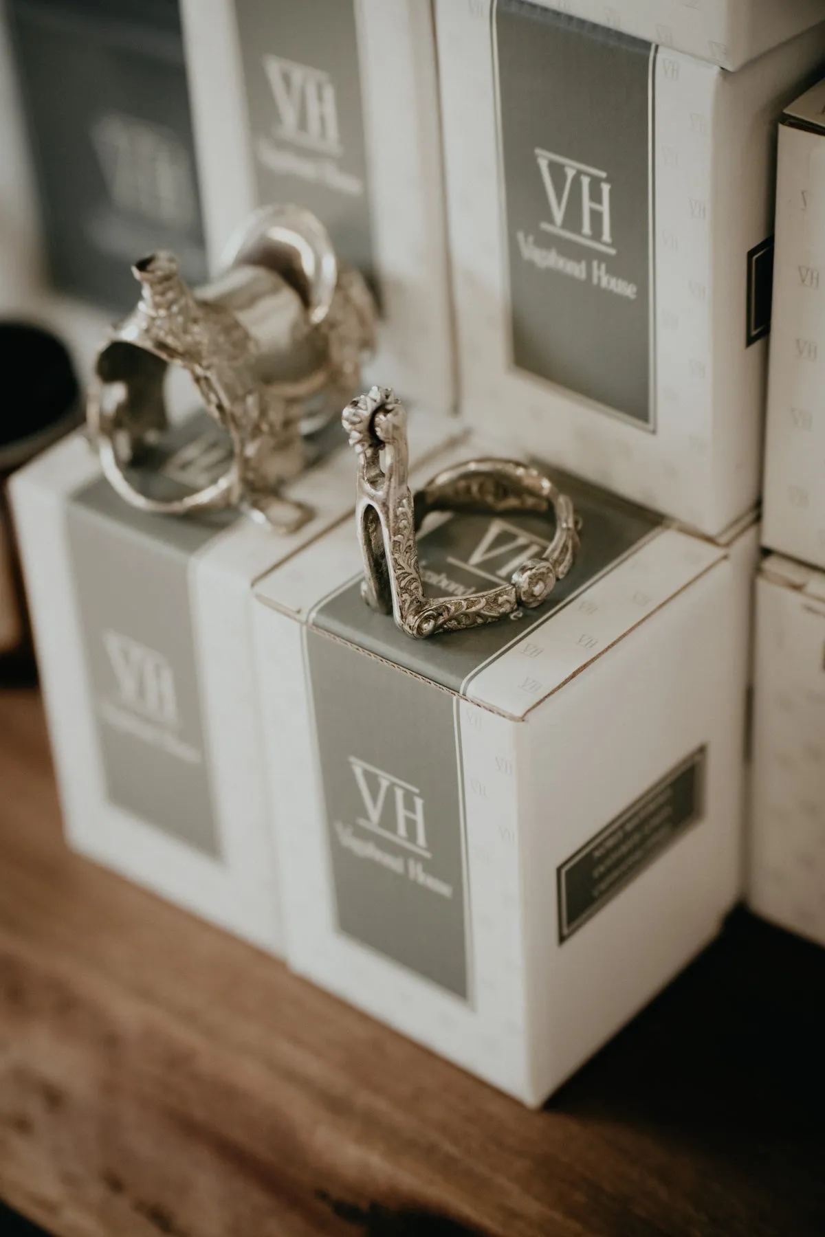 Spur Pewter Napkin Ring